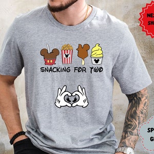 Disney Vacation Shirt, Snacking For Two Pregnancy Announcement Shirt, Disney Shirts For Women, Funny Mom to be T-shirt
