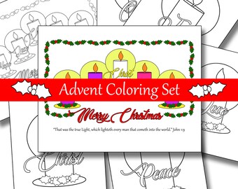 Advent Coloring Set