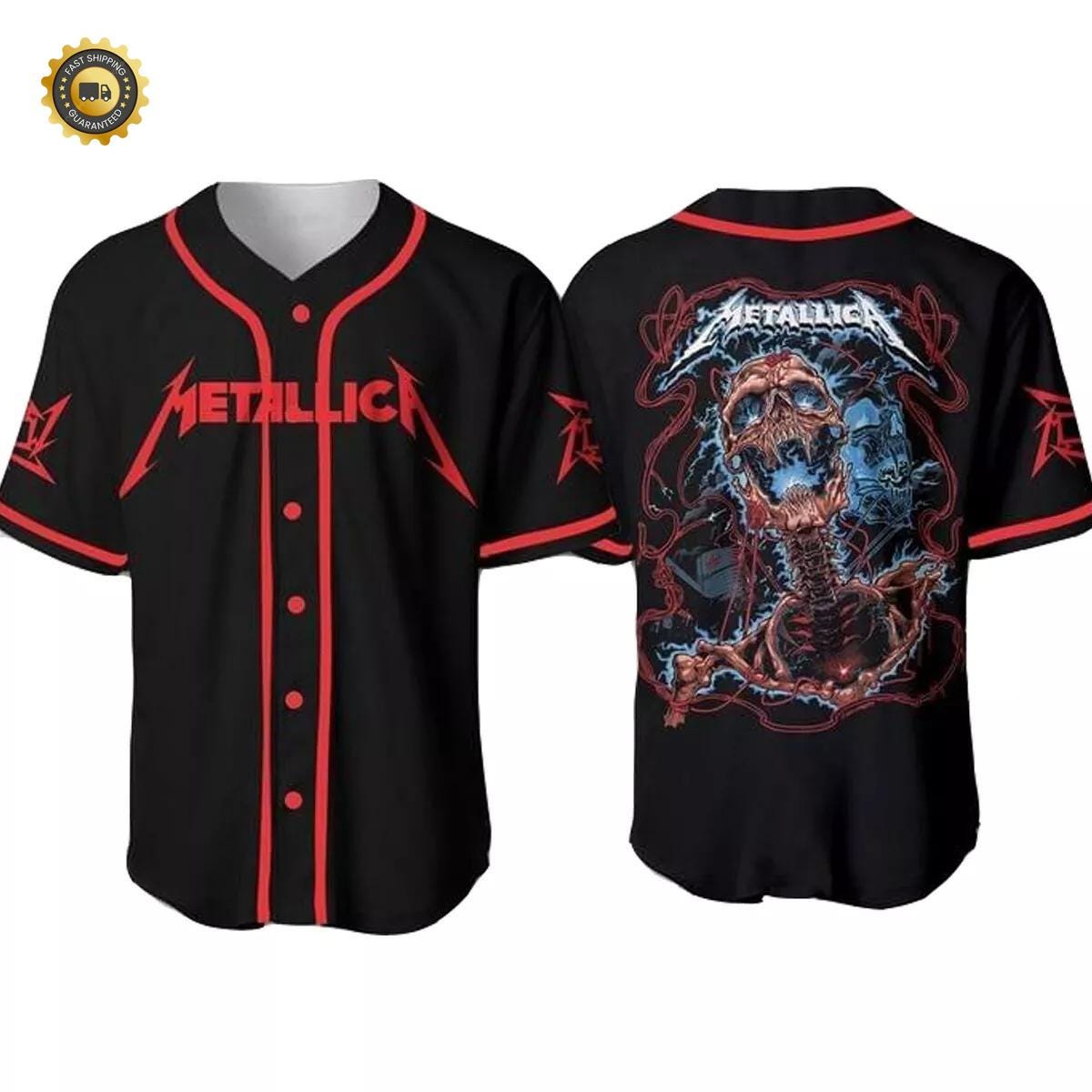 Camiseta Metallica Jersey Metallica Ride The Lightning Hombre