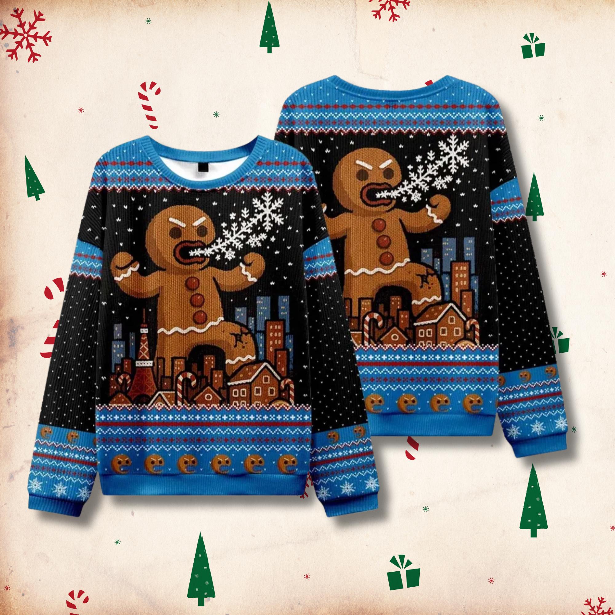 Godzilla Sweater - Etsy