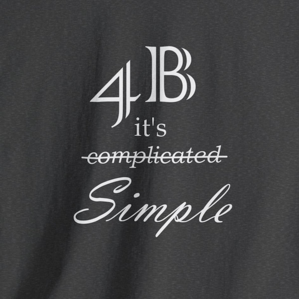 4B Movement Shirt, It's Complicated Simple, Decenter Feminist Tee