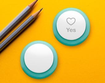 Deluxe Recordable AAC Buttons | Mini Buttons | FlowTalk | Augmented Alternative Communication Device