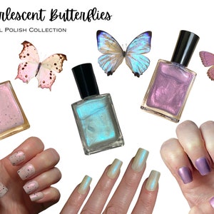 Pearlescent Butterflies Nail Polish Collection