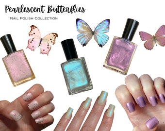 Pearlescent Butterflies Nail Polish Collection