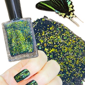 Uraniidae Day Flying Moths Nail Polish Collection U. leilus Topper