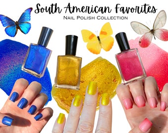 South American Butterflies Nail Polish Collection