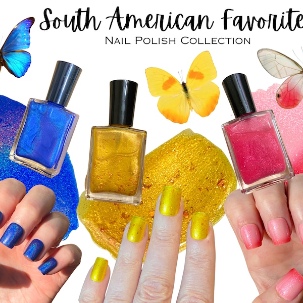 South American Butterflies Nail Polish Collection