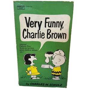 Very Funny, Charlie Brown by Charles M Schulz Paperback Peanuts 1959