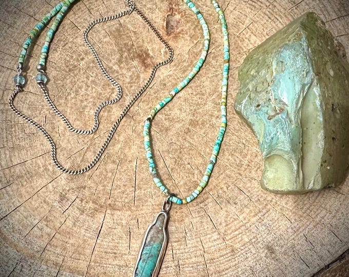 Old World Feather Necklace