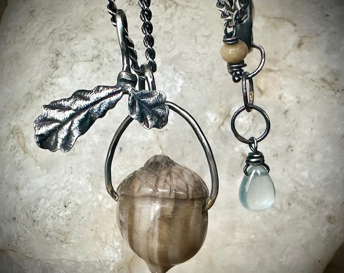 Oak & Acorn Necklace