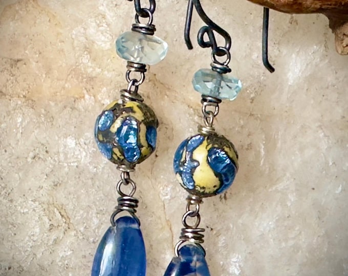 Blue Wave Earrings