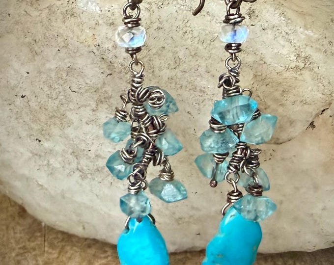 Water, Rain, Sky Earrings