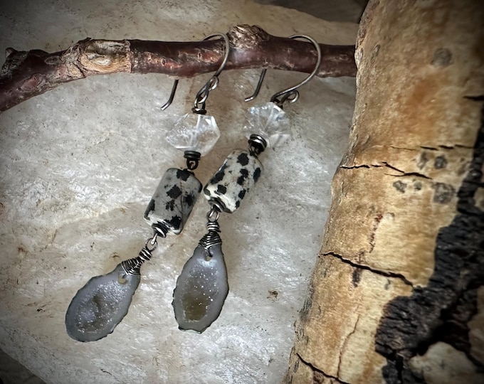 Shades of Gray Earrings