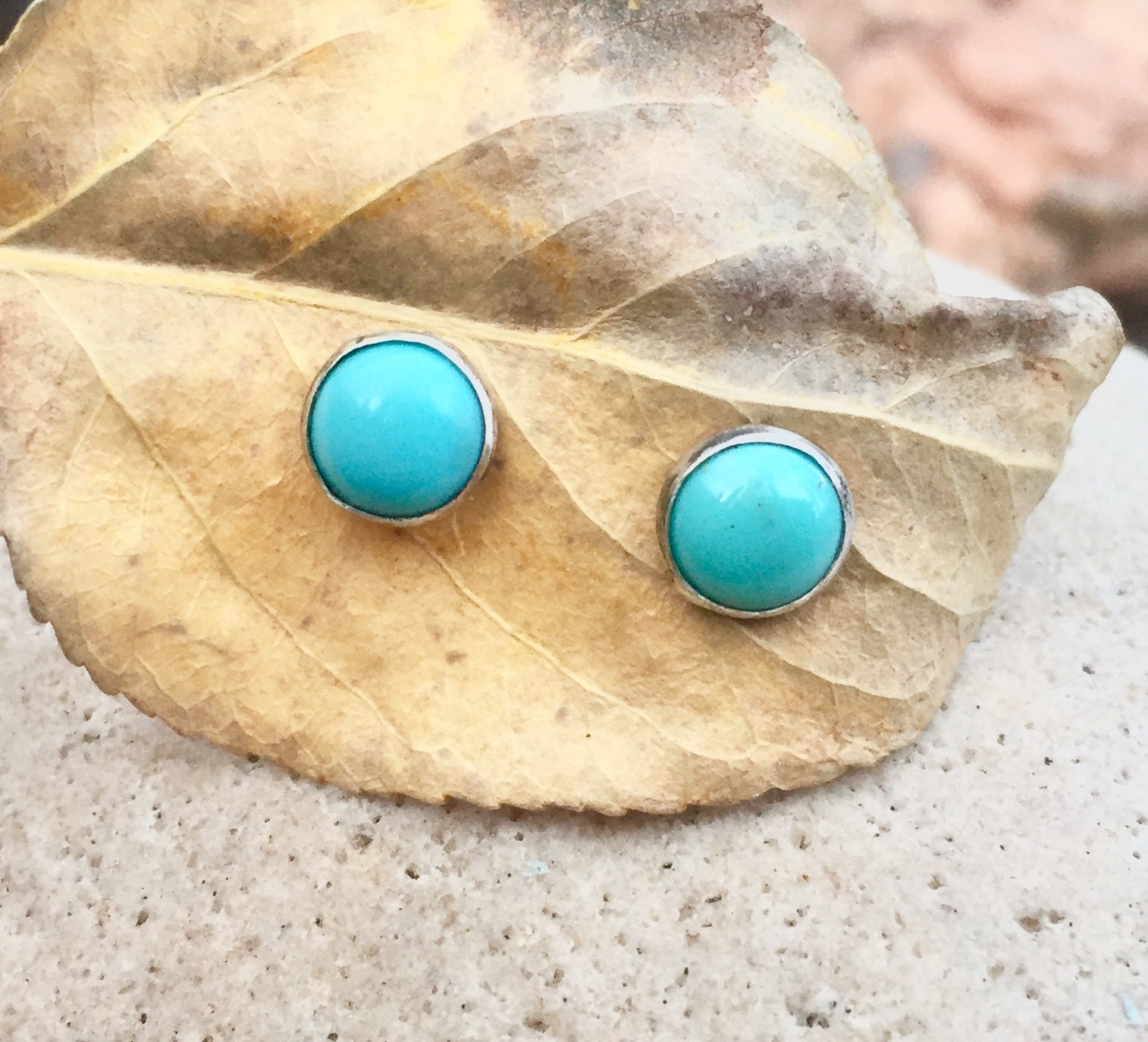 Turquoise Post Earrings