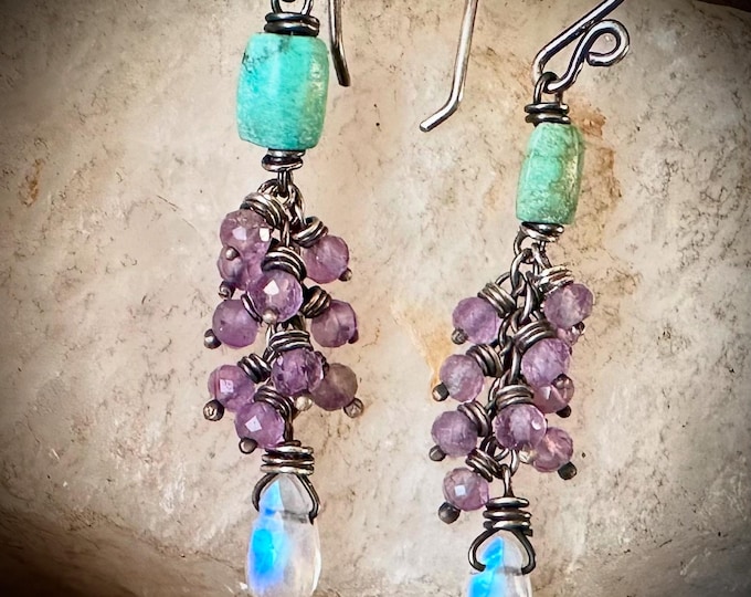 Lavender Rain Earrings
