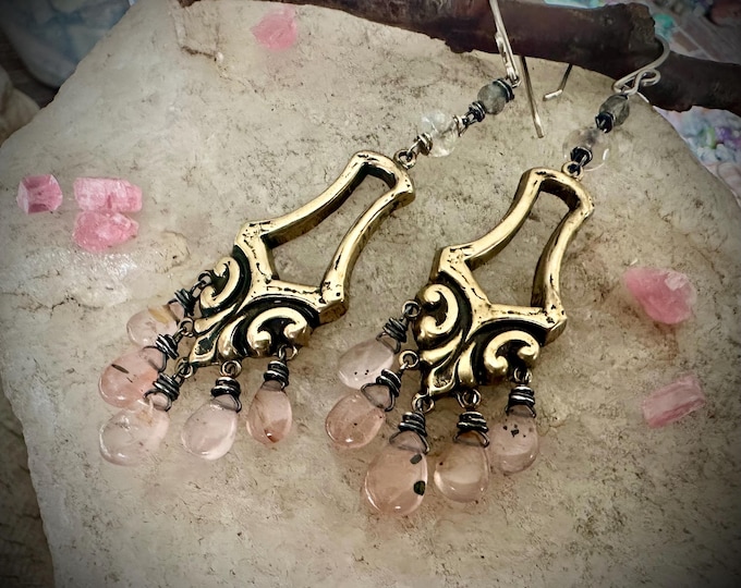 Pink Champagne Earrings