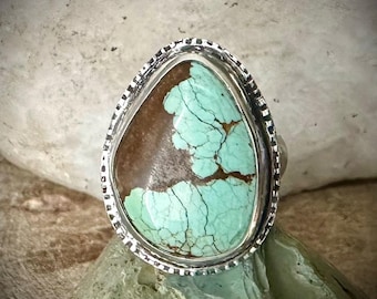 Number 8 Turquoise Ring