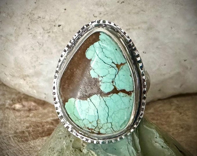 Number 8 Turquoise Ring