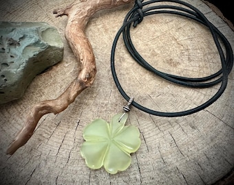Jade Clover Necklace