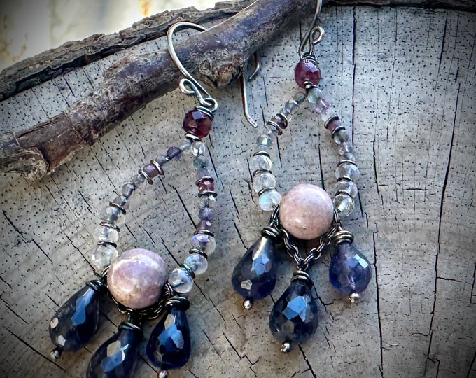 Winter Moon Shine Earrings