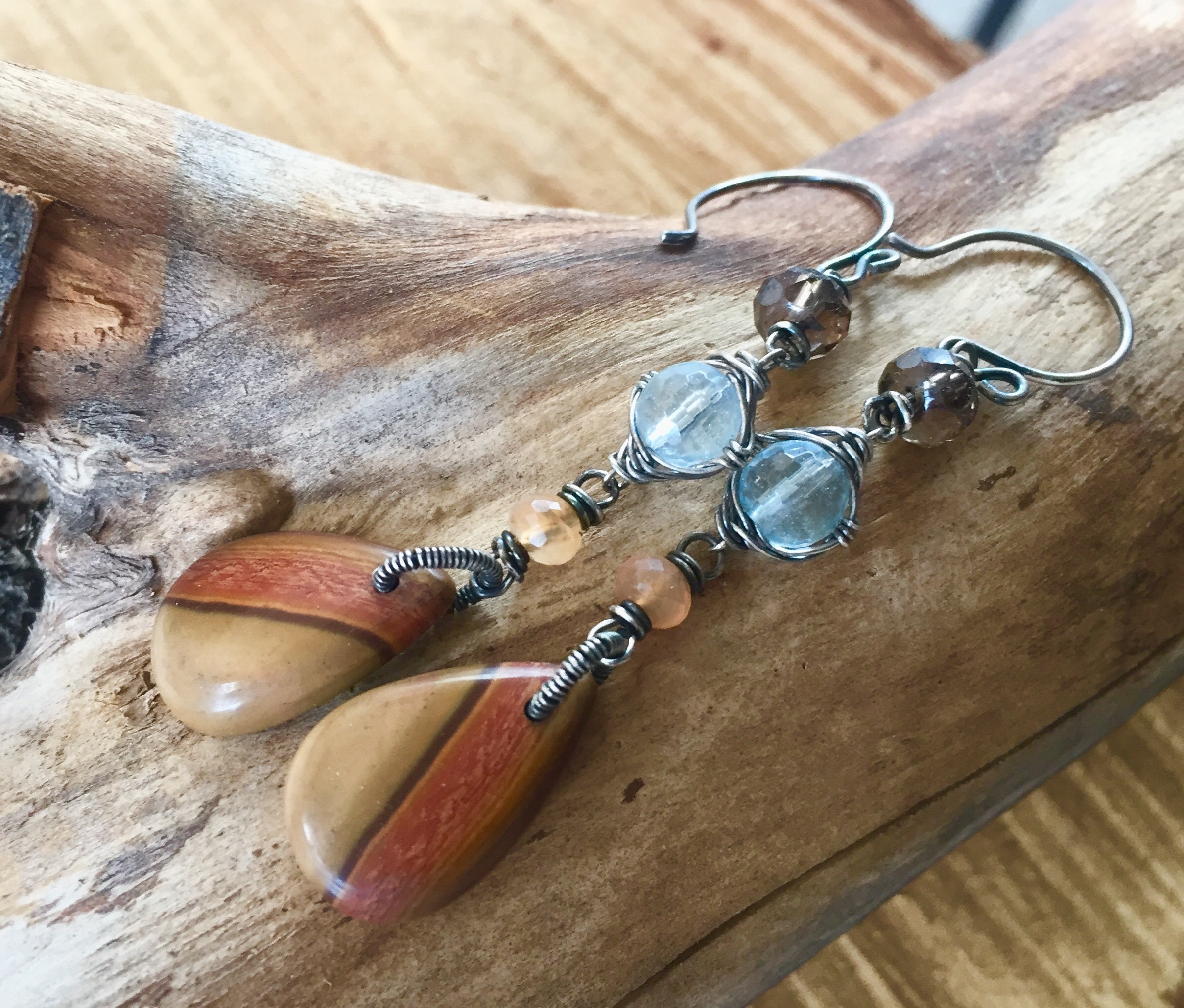 Wood & Water Earrings