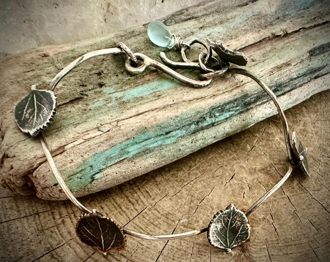 Breezy Colorado Aspen Leaf Bracelet