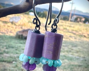 Blue Collar Earrings