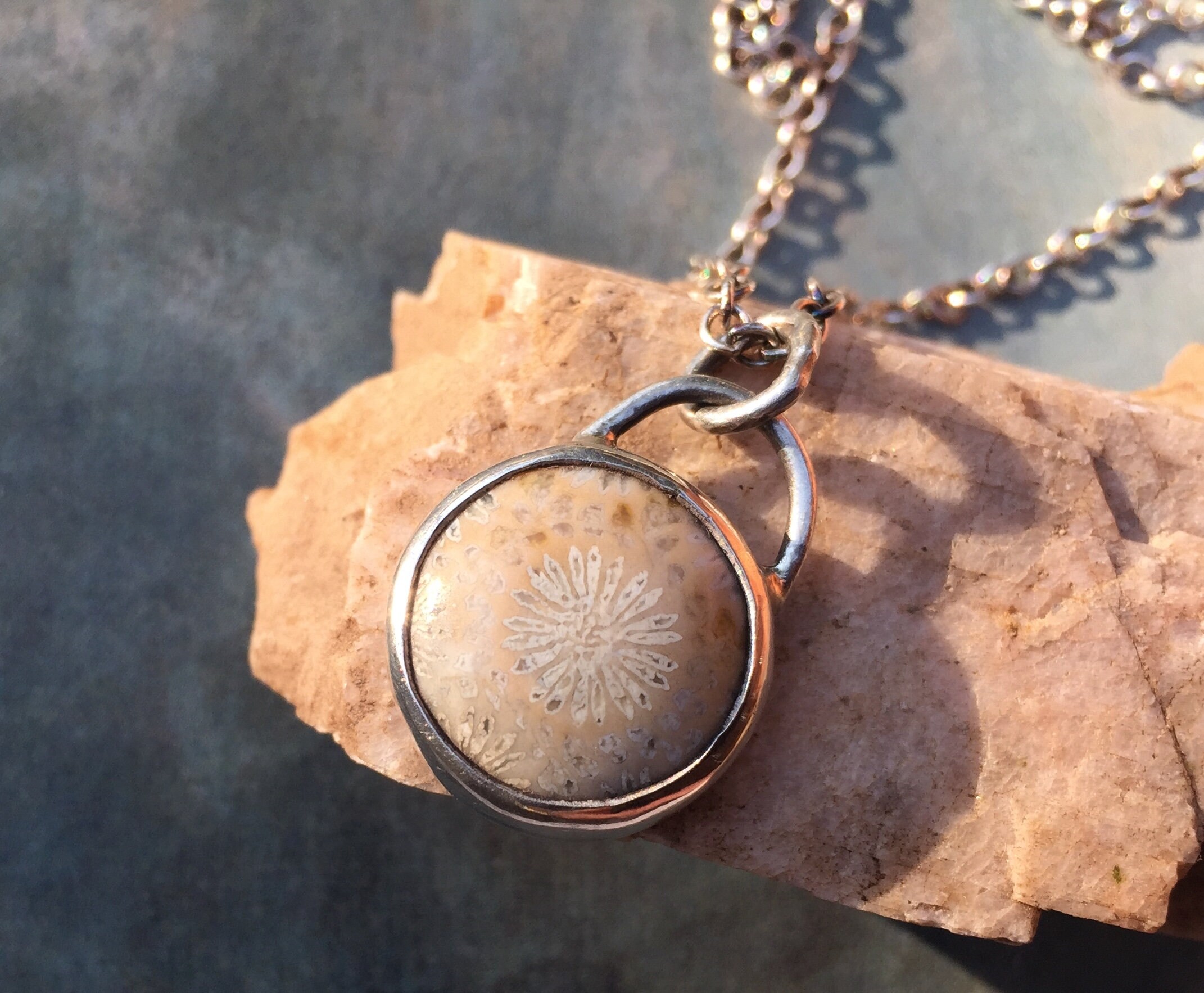 Fossil Coral Necklace