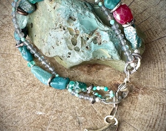 Shadow & Scarlet Bracelet