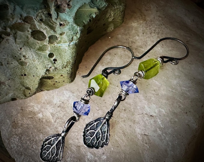 Oregano Leaf Earrings