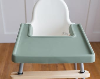 IKEA Antilop ハイチェア用プレースマット（BPAフリーシリコン、お手入れ簡単）