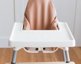 Beige Vegan Leder IKEA Antilop Kissenbezug