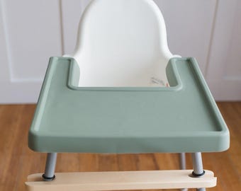 IKEA Antilop Hochstuhl-Tischset mit vollständiger Abdeckung: BPA-freies Silikon, leicht zu reinigen