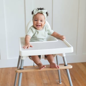 Silicone Placemat for IKEA Antilop Highchair - Wipeable Washable - BPA-Free Tray Cover - Baby Feeding Highchair Accessories