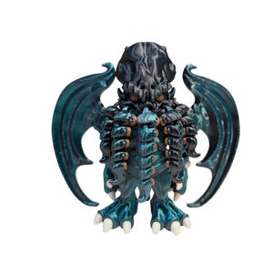 Cthulhu figure 3D printed Articulated - Multicolor Fidget Toy, Perfect Desktop Decoration - great nerd gift - HP Lovecraft Lovecraftian