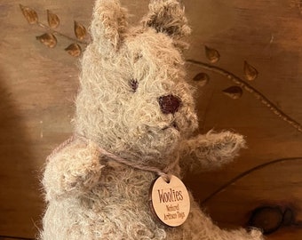 Teddy Bear - Artisan Plush Toy  - Natural - Eco Kids - Stuffed Animal