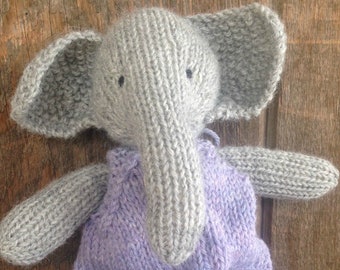 Elephant Eco Kids Toy Stuffed Animal Natural Eco Friendly Heirloom Quality