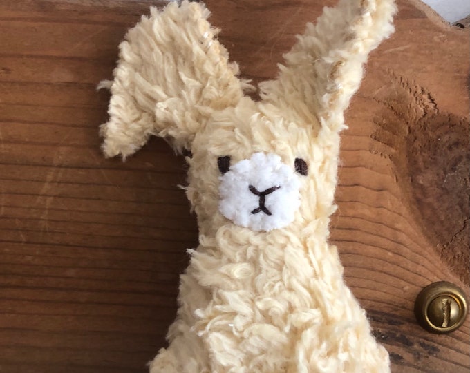 Bunny - Organic - Natural - Eco Kids-  Plush - Stuffed Animal - Toy - Mini