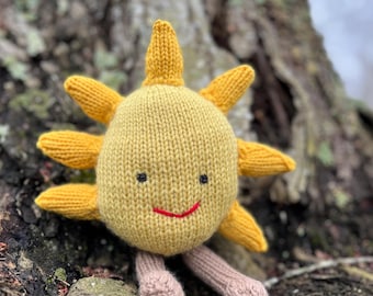 Sunshine Plushie - Eco Kids Toy  - Newborn Gift - Baby Shower