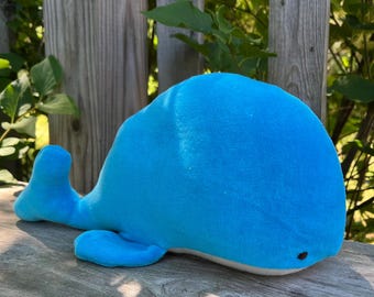 Blue Whale - Plush Stuffed Animal, Toy, EcoKids