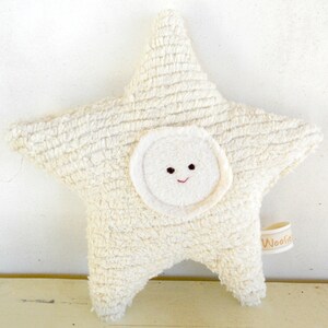 Twinkle Star Toy,, Plush, Eco Friendly Toy, Natural, Baby Shower Gift, Newborn image 3