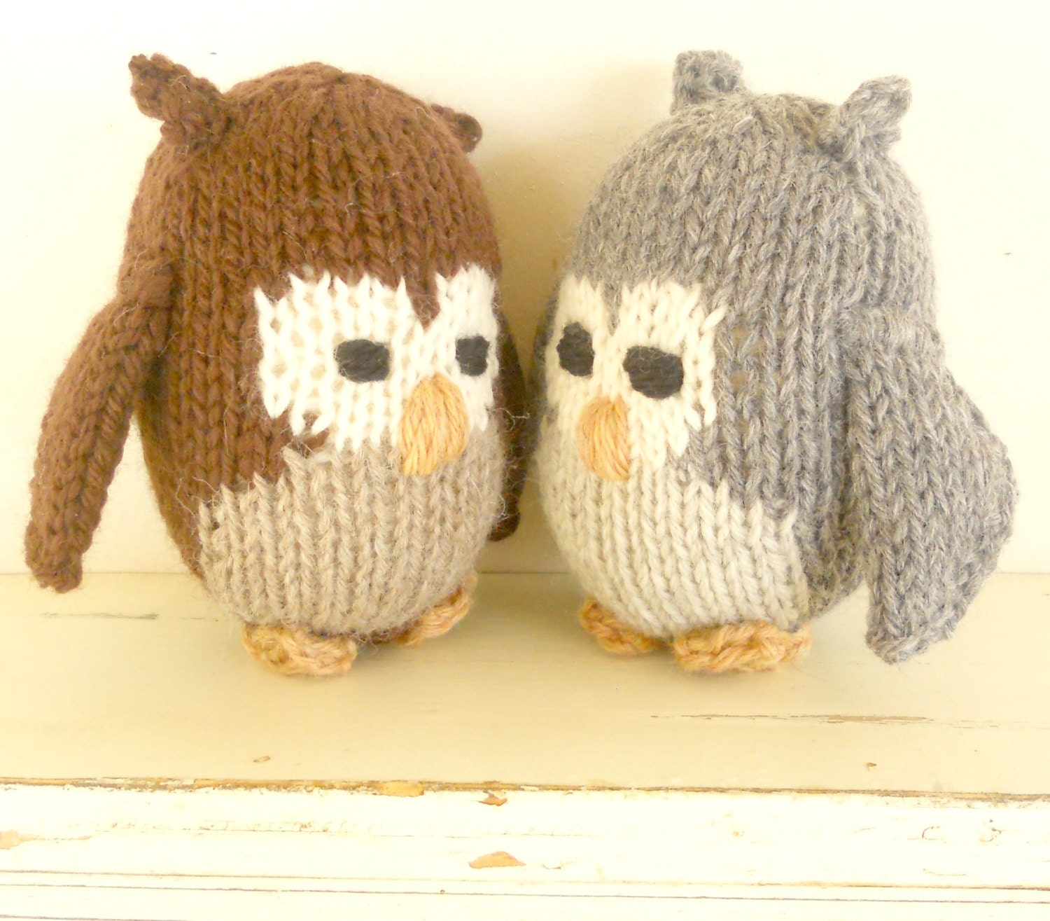 Eco Kids Toy - Owl -  Natural and Eco Friendly - Heirloom Treasure from Woolies on Etsy