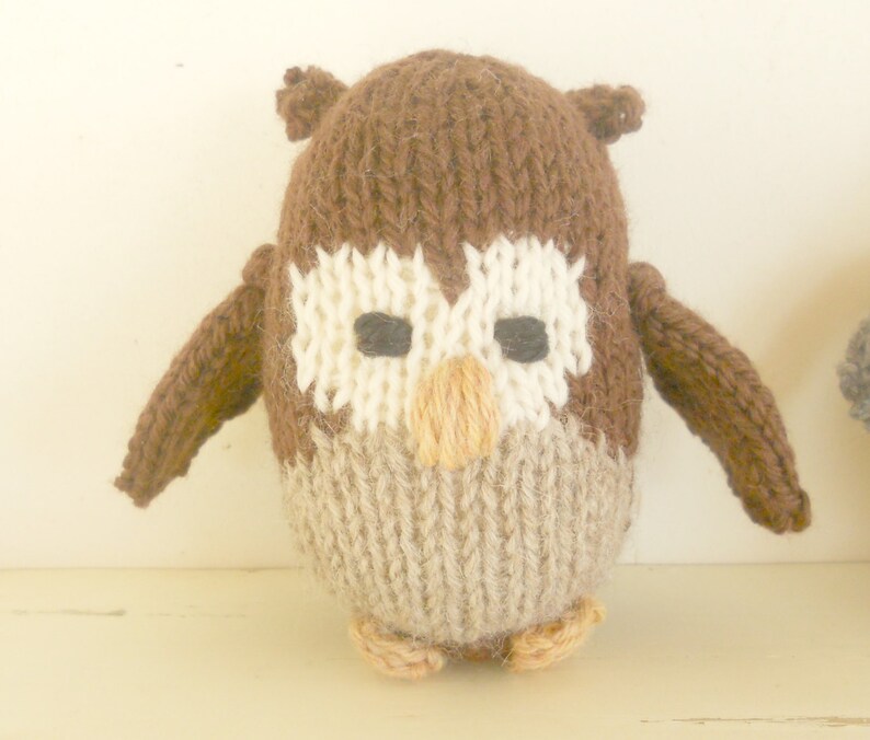 Eco Kids Toy  Owl   Natural and Eco Friendly  Heirloom image 4