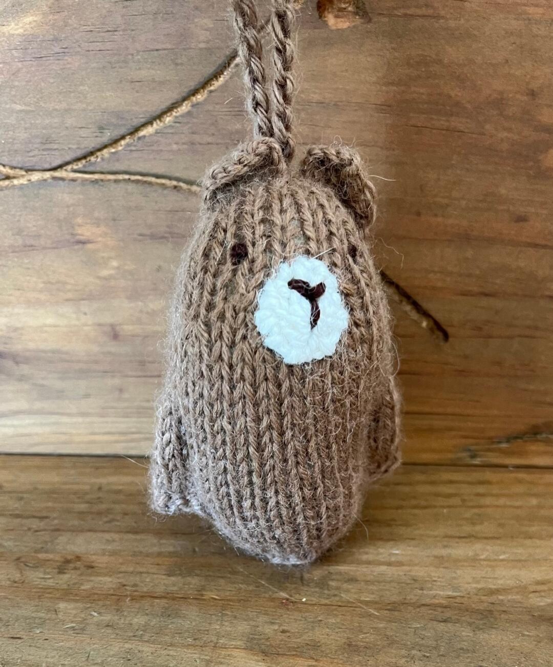 Teddy Bear Miniature Ornament Plush Toy Natural Plush Etsy