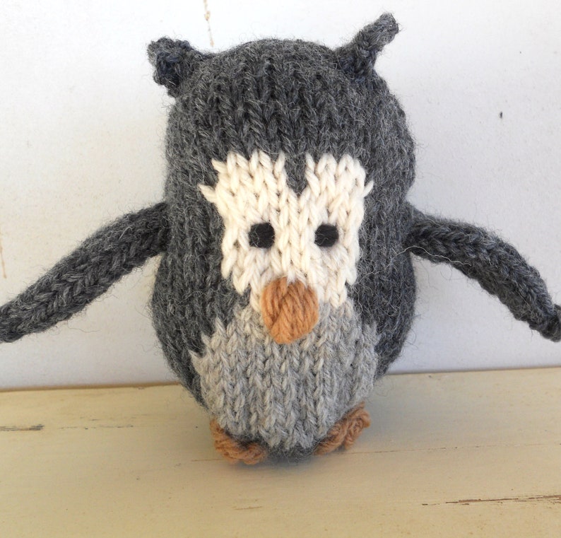 Eco Kids Toy  Owl   Natural and Eco Friendly  Heirloom image 1