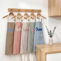 Personalized Hand Embroidered Apron - Custom Name/Pattern Kitchen Apron - Gift for Home Bakers Cooks - High-Quality Fabric product logo