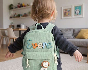 Custom Name Kids Backpack | Personalized Toddler School Bag | Children&#39;s Customized Book bag | Children&#39;s Backpack | Back to school gift