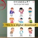 Mandarin Chinese Learning Poster - How Do You Feel Today? Simplified ...