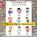 Mandarin Chinese Learning Poster - How Do You Feel Today? Simplified ...