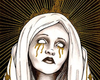 Catholic Skin (Mary) - 8x10" Fine Art Giclee Print